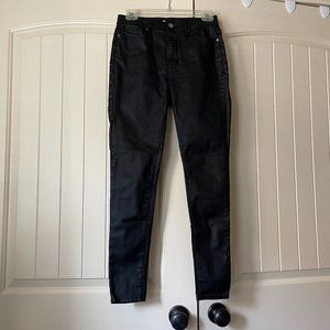 Black Faux Leather Pants
